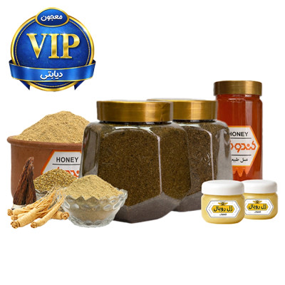 معجون درمان دیابت ترکیب 16 گیاه +10 گرم ژل رویال درمان دیابت به روش طب سنتی هندی و ایرانی