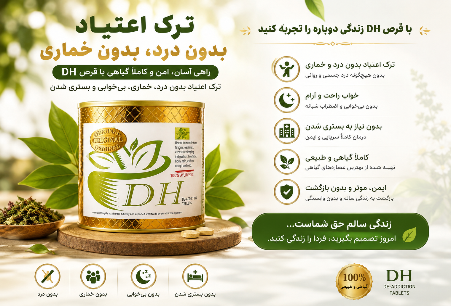 کپسول گیاهی نوگام ترک اعتیاد برای1تا۲گرم تریاک وشیره